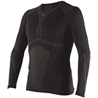 Dainese D-CORE DRY TEE LS Camiseta de Moto- Negro-Antracite- Talla XS-S